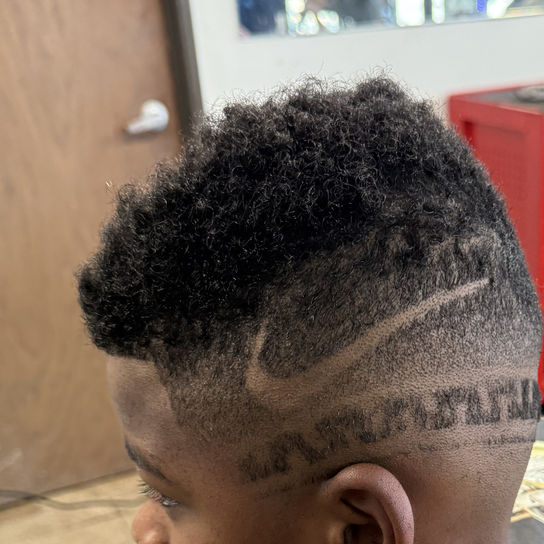 Nike swoosh cut